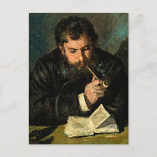 Auguste Renoir by Claude Monet Postcard
