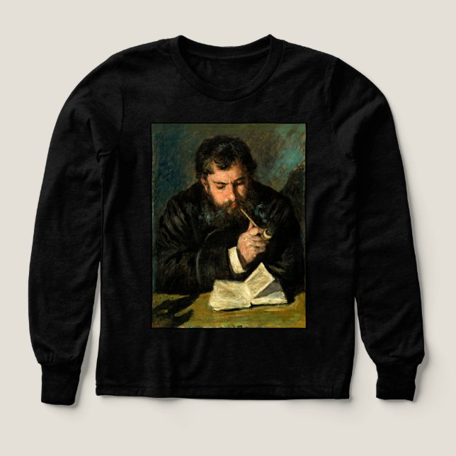 Auguste Renoir by Claude Monet Tri-Blend Shirts (Design Front)