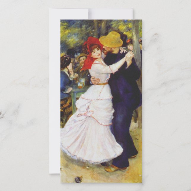 Auguste Renoir - Dance At Bougival Holiday Card (Front)
