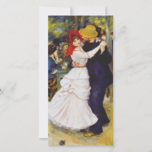 Auguste Renoir _ Dance At Bougival Holiday Card