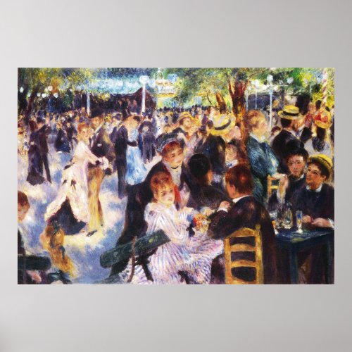 AUGUSTE RENOIR _ Dance at Le moulin de la Galette Poster