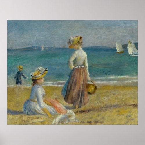 Auguste Renoir _ Figures on the Beach Poster