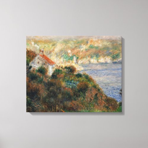 Auguste Renoir _ Fog on Guernsey Canvas Print