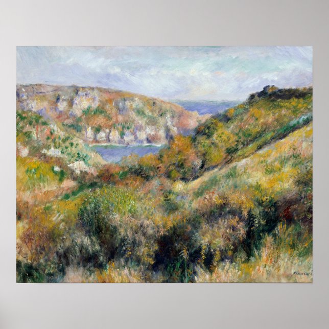 Auguste Renoir - Hills around the Bay Poster (Front)