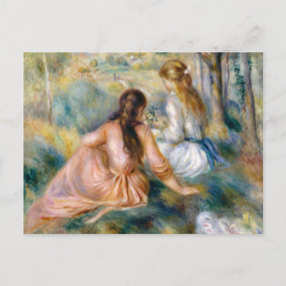 Auguste Renoir In the Meadow Postcard