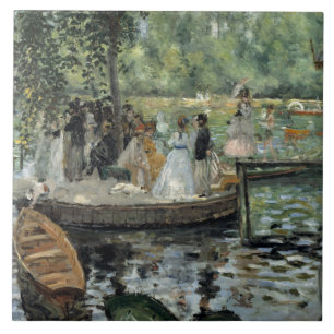 Auguste Renoir - La Grenouillere Tile