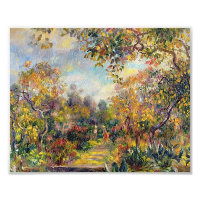 Auguste Renoir - Landscape At Beaulieu Photo Print (Front)