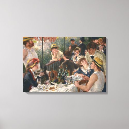 Auguste Renoir _ Luncheon of the Boating Party Canvas Print