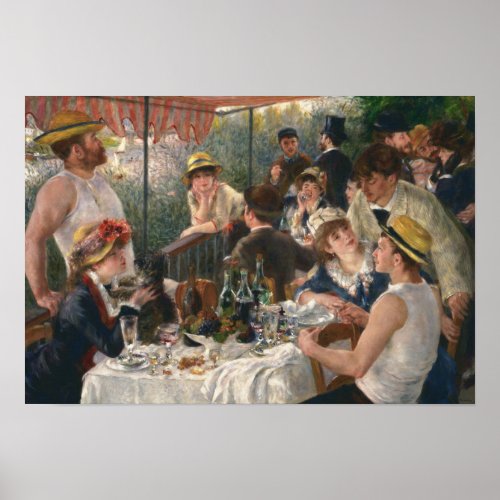 Auguste Renoir _ Luncheon of the Boating Party Poster