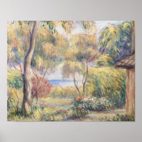 Auguste Renoir _ Paysage a Cagnes Poster