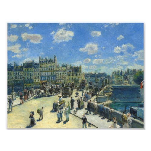 Auguste Renoir _ Pont Neuf Paris Photo Print