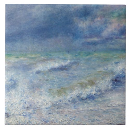 Auguste Renoir _ Seascape Ceramic Tile