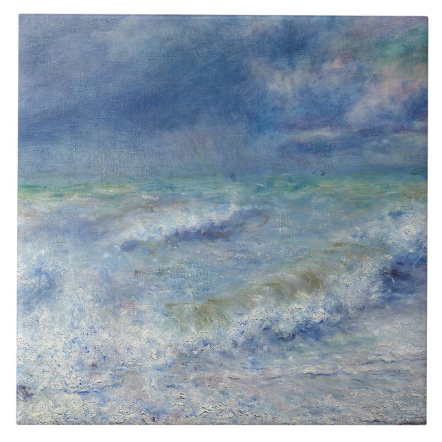 Auguste Renoir - Seascape Ceramic Tile (Front)