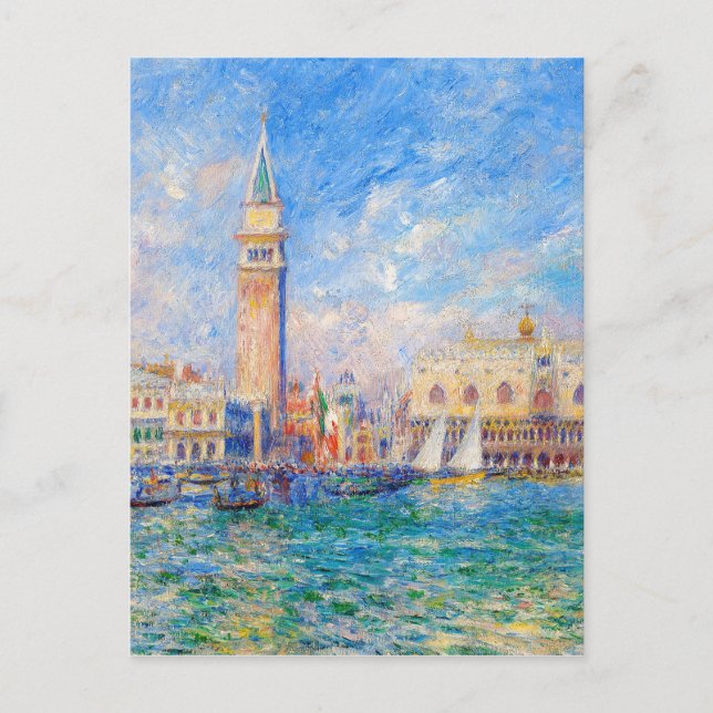 Auguste Renoir - The Doges Palace Venice Postcard (Front)