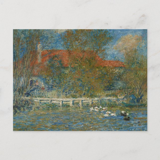 Auguste Renoir - The Duck Pond Postcard (Front)