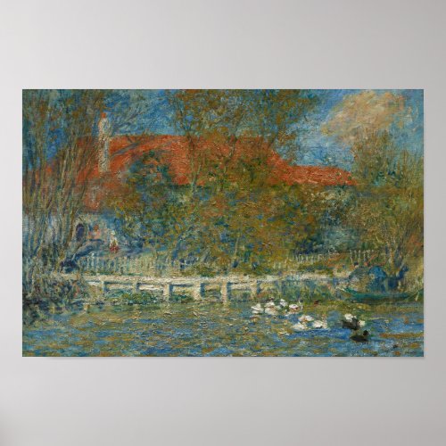 Auguste Renoir _ The Duck Pond Poster