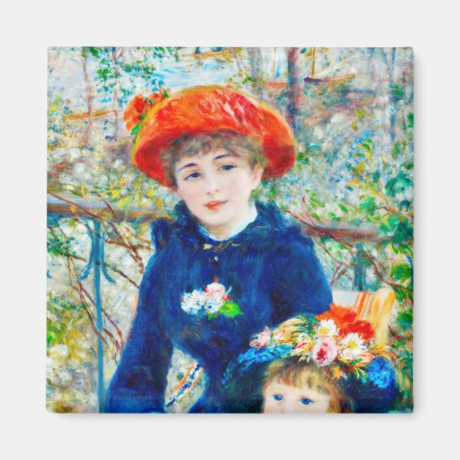 Auguste Renoir - Two Sisters Magnet (Front)