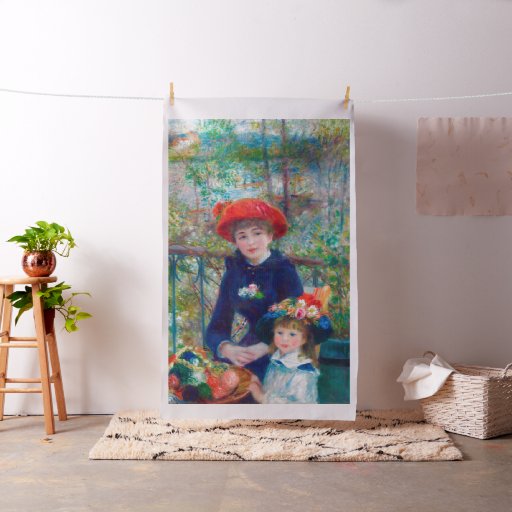 Auguste Renoir "Two Sisters (On the Terrace)” Fabric