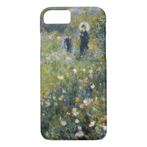 Auguste Renoir _ Woman with a Parasol in a Garden iPhone 87 Case