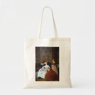 Auguste Toulmouche - The Hesitant Bride (1866) Tote Bag