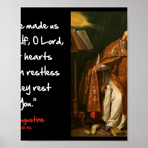 Augustine _ Restless Heart  Poster