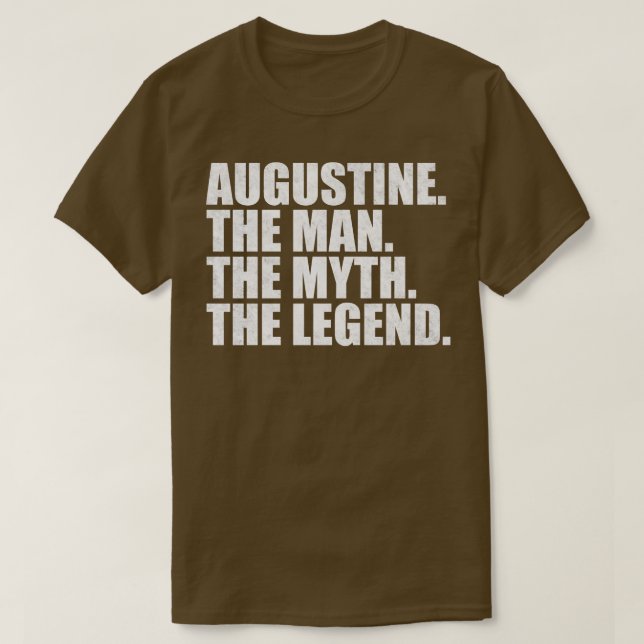AugustineAugustine Name Augustine given name T-Shirt (Design Front)