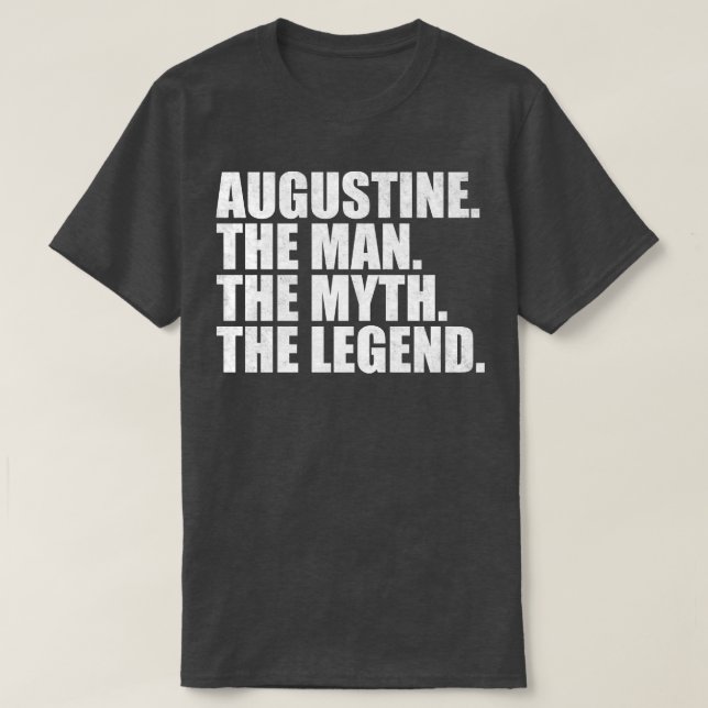 AugustineAugustine Name Augustine given name T-Shirt (Design Front)