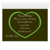 August's Birth Flower-Customize Cards (Inside Horizontal (Bottom))