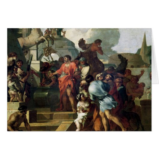Augustus before the Tomb of Alexander III Cards (Front Horizontal)