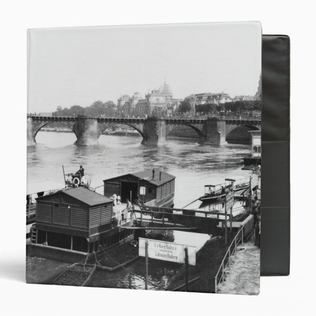 Augustus Bridge, Dresden, c.1910 Binder (Front/Inside)