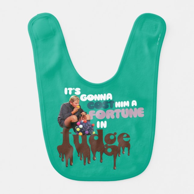Augustus Gloop - A Fortune in Fudge Baby Bib (Front)