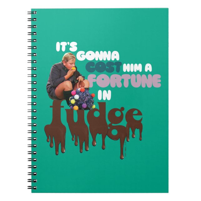 Augustus Gloop - A Fortune in Fudge Notebook (Front)
