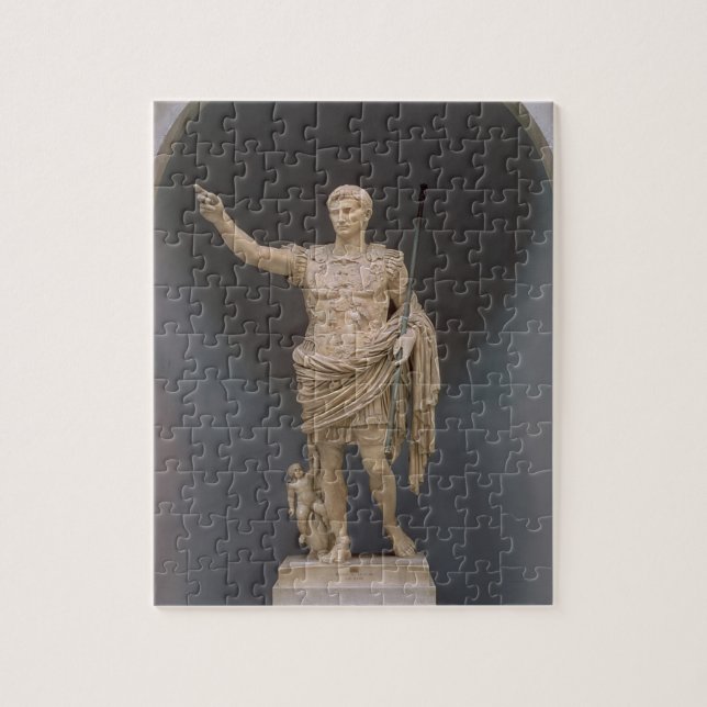 Augustus of Prima Porta, c.20 BC (marble) Jigsaw Puzzle (Vertical)