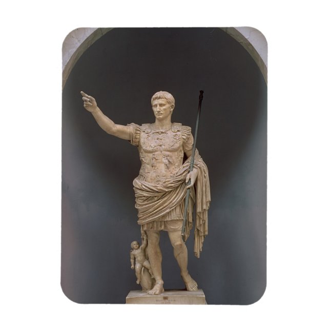 Augustus of Prima Porta, c.20 BC (marble) Magnet (Vertical)