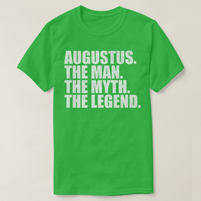 AugustusAugustus Name Augustus given name T-Shirt (Design Front)