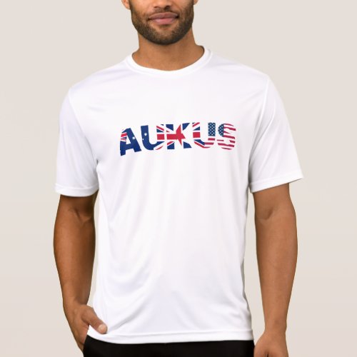 AUKUS AU UK US Security Pact Alliance Flags T_Shirt