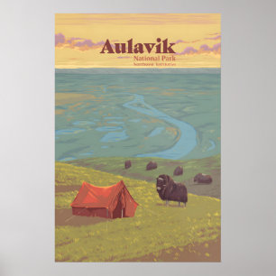 Aulavik National Park Northwest Territories Canada Poster