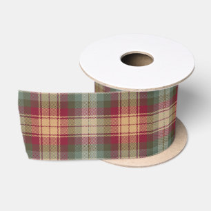 Auld Scotland Tartan Plaid Pattern Satin Ribbon