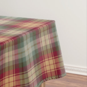 Auld Scotland Tartan Plaid Pattern Tablecloth