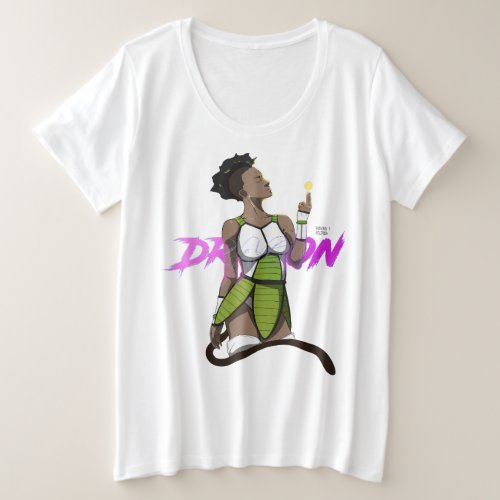 AULT DESIGN_Dragon Series 01 Female GraphicTees v2 Plus Size T_Shirt