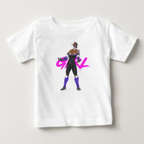 AULT Designs _ Baby Girl Hazel Graphic TeesPart2 Baby T_Shirt