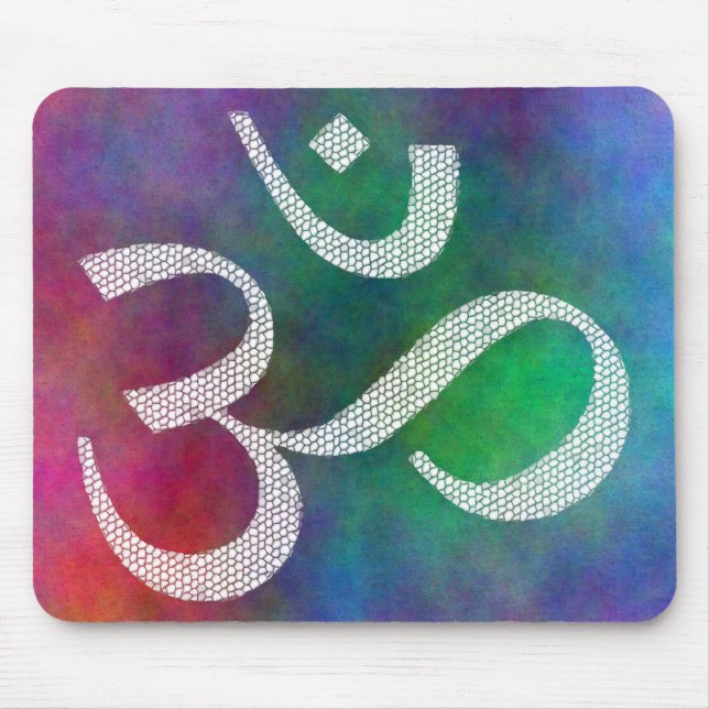 Aum Colorful OM Mouse Pad (Front)