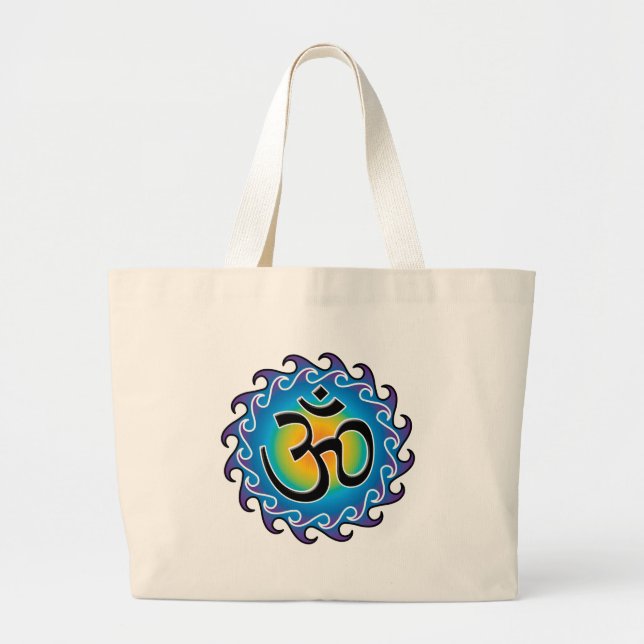 Aum Large Tote Bag (Front)