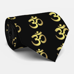 Aum (Om ) symbol black Tie
