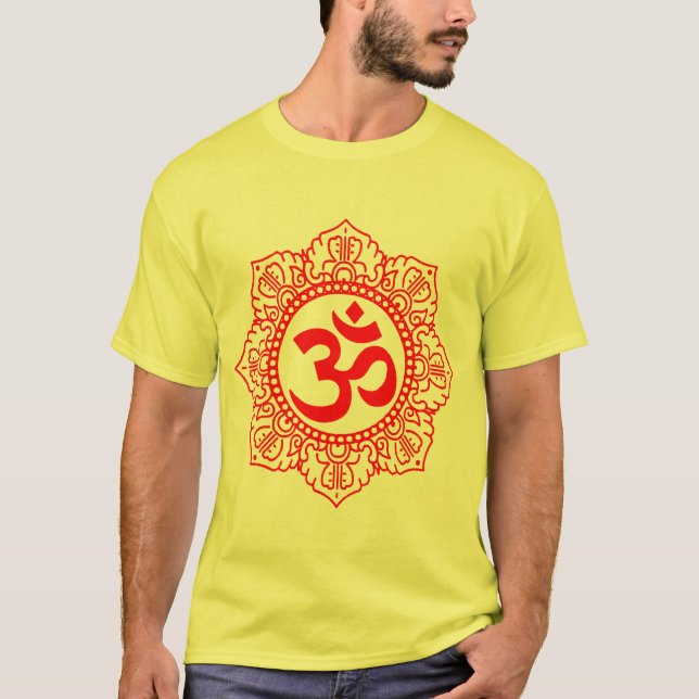 AUM RED T-Shirt (Front)