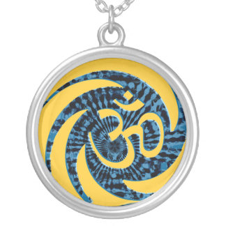 Aum Tie-Dye Swirl Necklace