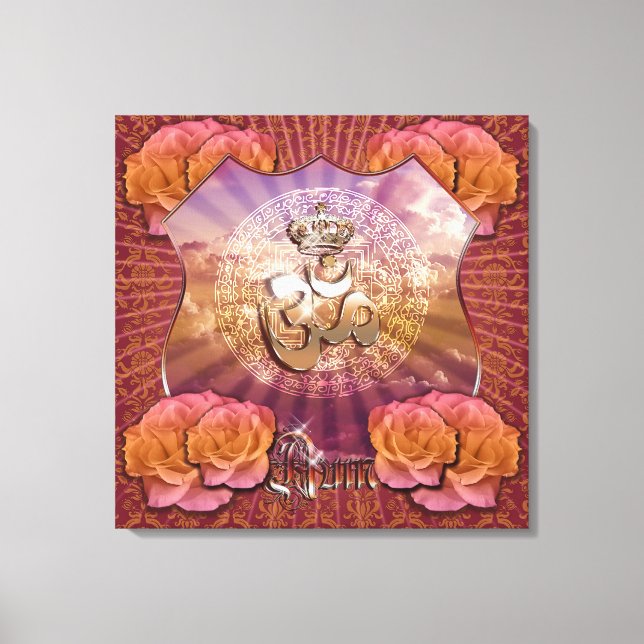 AUM - Wrapped Canvas Print (Front)
