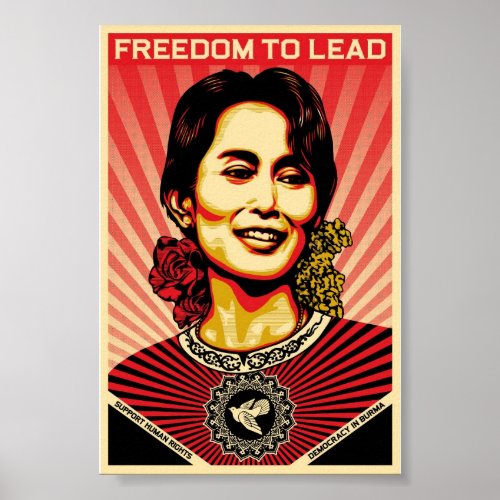 Aung San Suu Kyi Poster