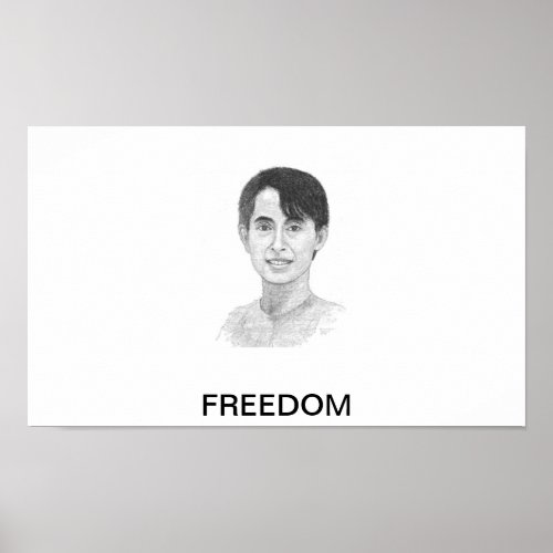 AUNG SAN SUU KYI POSTER