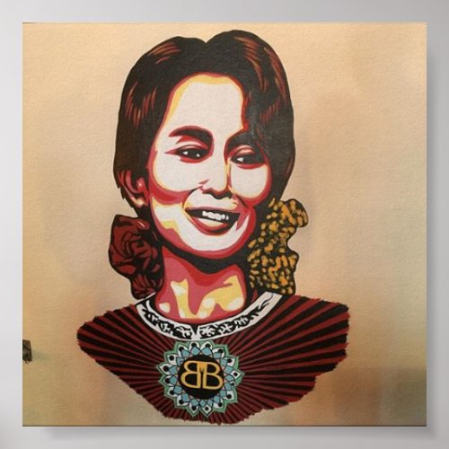 AUNG SAN SUU KYI POSTER